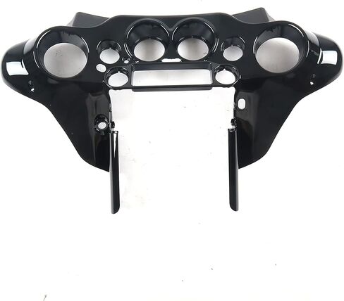 هدية لامعة وداخلية سوداء زاهية من الأمام وجناح الخفّاش مناسبة لدراجة Harley Touring Electra Street Glide Ultra Classic FLHT FLHTC FLHTCU 1996-2013 in Kuwait