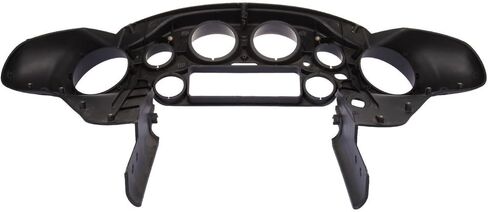 هدية لامعة وداخلية سوداء زاهية من الأمام وجناح الخفّاش مناسبة لدراجة Harley Touring Electra Street Glide Ultra Classic FLHT FLHTC FLHTCU 1996-2013 in Kuwait