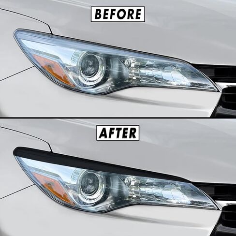SlickMod PreCut Vinyl Smoke Tint for 2015-2017 Toyota Camry Turn Signal & DRL Light (4. DRL/Turn Signal, Yellow) in Saudi Arabia