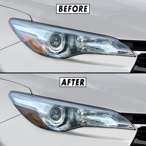 SlickMod PreCut Vinyl Smoke Tint for 2015-2017 Toyota Camry Turn Signal & DRL Light (4. DRL/Turn Signal, Yellow) in Saudi Arabia