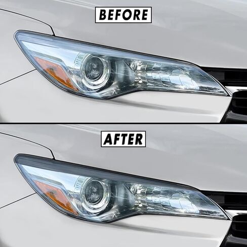 SlickMod PreCut Vinyl Smoke Tint for 2015-2017 Toyota Camry Turn Signal & DRL Light (4. DRL/Turn Signal, Yellow) in Saudi Arabia