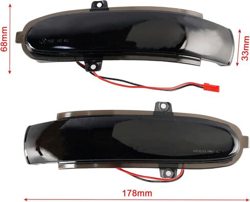 Areyourshop مدخن LED مرآة جانبية متتابعة بدوره مصباح إشارة لمرسيدس بنز C W203 2000-2007.04 لمرسيدس بنز CL203 2000-2007.04 A2038201521 ، A2038201621 in Saudi Arabia