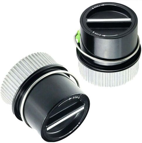 2pcs Super Duty 4X4Automatic Front Lockoutauto Locking Hub Lock من الفولاذ والبلاستيك لفورد للرحلة لـ F250 SuperDuty لـ F350 SuperDuty لـ F450 SuperDuty لـ F550 SuperDuty in Saudi Arabia