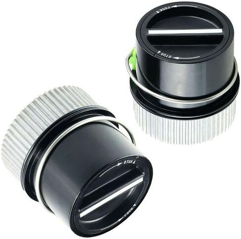 2pcs Super Duty 4X4Automatic Front Lockoutauto Locking Hub Lock من الفولاذ والبلاستيك لفورد للرحلة لـ F250 SuperDuty لـ F350 SuperDuty لـ F450 SuperDuty لـ F550 SuperDuty in Saudi Arabia