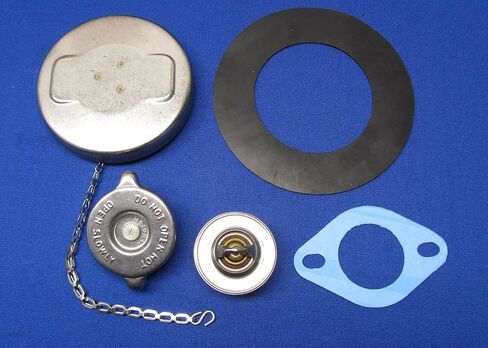 غطاء وقود من الفولاذ المقاوم للصدأ لحام لينكولن Sa 200 مع ختم فيتون + 7 رطل. غطاء الرادياتير + ترموستات 160 درجة وحشية in Kuwait