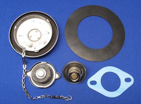 غطاء وقود من الفولاذ المقاوم للصدأ لحام لينكولن Sa 200 مع ختم فيتون + 7 رطل. غطاء الرادياتير + ترموستات 160 درجة وحشية in Kuwait