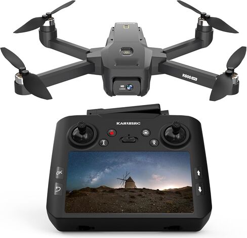 Drone with 1080P Camera for Adults, Follow Me, Brushless Motor, Under 249g, One Key Take Off/Land, Altitude Hold, 360° Flip, 2 Batteries in Saudi Arabia