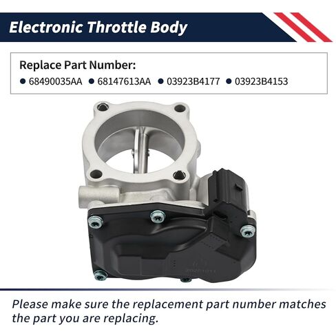 Fuel Injection Electronic Throttle Body 68490035AA Compatible with Jeep Grand Cherokee 2014-2019, Gladiator 2021-2023,Wrangler 2020-2023 |Ram 1500 2014-2018/2020-2022,1500 Classic 2019 3.0L in Saudi Arabia
