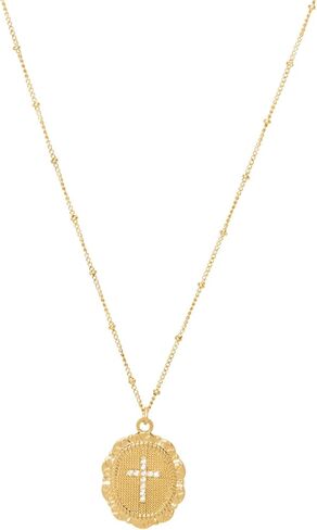 West Angel Cross Medallion Necklace in Saudi Arabia
