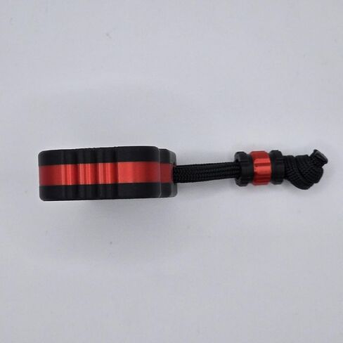 EDC Tactical Knuckle Keychain, Black with Metalic Silk Accent 3D Printed with Paracord Lanyard and Matching Bead in Kuwait