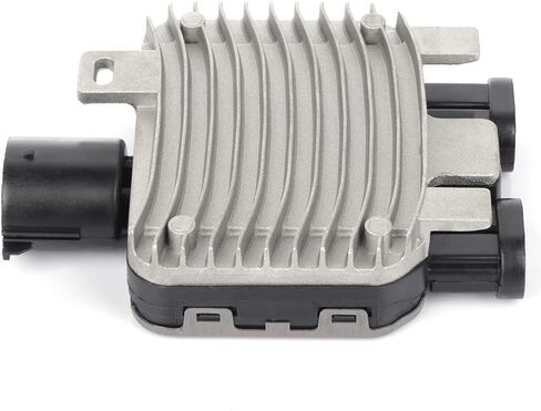 Cooling Fan Assembly Compatible with 2008-2010 for Volvo for V70 3.2L 2007-2014 for Volvo for S80 3.2L, Black Radiator Fan Direct Fit Replacement for Engine Cooling Fan Resistor in Saudi Arabia