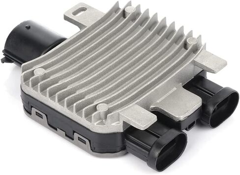 Cooling Fan Assembly Compatible with 2008-2010 for Volvo for V70 3.2L 2007-2014 for Volvo for S80 3.2L, Black Radiator Fan Direct Fit Replacement for Engine Cooling Fan Resistor in Saudi Arabia