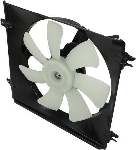 Cooling Fan Assembly Compatible with 2013 for Acura for RDX 3.5L 2012-2013 for Honda for Crosstour 3.5L, Black&White Radiator Fan Direct Fit Replacement for Engine Cooling Fan in Saudi Arabia