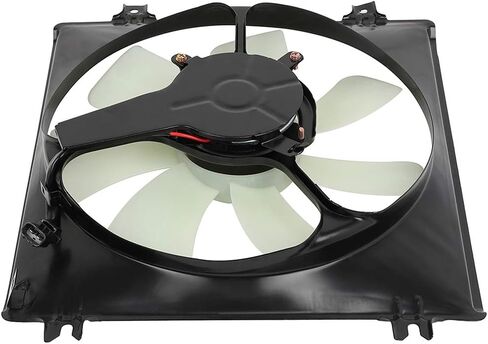 Cooling Fan Assembly Compatible with 2013 for Acura for RDX 3.5L 2012-2013 for Honda for Crosstour 3.5L, Black&White Radiator Fan Direct Fit Replacement for Engine Cooling Fan in Saudi Arabia