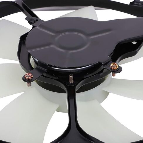 Cooling Fan Assembly Compatible with 2013 for Acura for RDX 3.5L 2012-2013 for Honda for Crosstour 3.5L, Black&White Radiator Fan Direct Fit Replacement for Engine Cooling Fan in Saudi Arabia