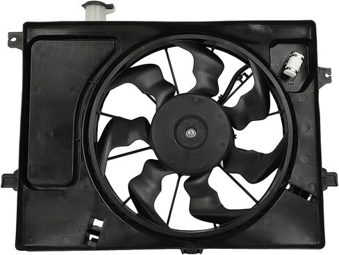 Cooling Fan Assembly Compatible with 2011 2012 2014 for Hyundai for Elantra 2.0L 2014 for Kia for Forte 2.0L, Black Radiator Fan Direct Fit Replacement for Engine Cooling Fan in Saudi Arabia