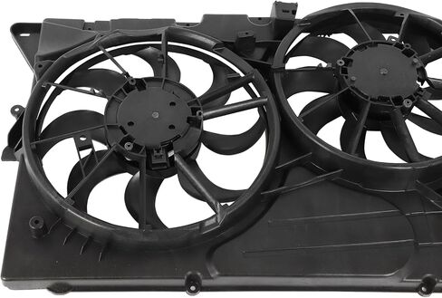 مجموعة مروحة التبريد متوافقة مع 2012-2019 لينكولن لـ MKT 3.5L 2013-2019 لفورد لـ Flex 3.5L، مروحة مشعاع سوداء مناسبة مباشرة للاستبدال لمروحة تبريد المحرك in Saudi Arabia