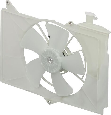 مجموعة مروحة التبريد متوافقة مع 2004-2006 لـ Scion لـ xB 1.5L 2004-2006 لـ Scion لـ xA 1.5L، مروحة مشعاع بيضاء مناسبة مباشرة لاستبدال مروحة تبريد المحرك in Saudi Arabia