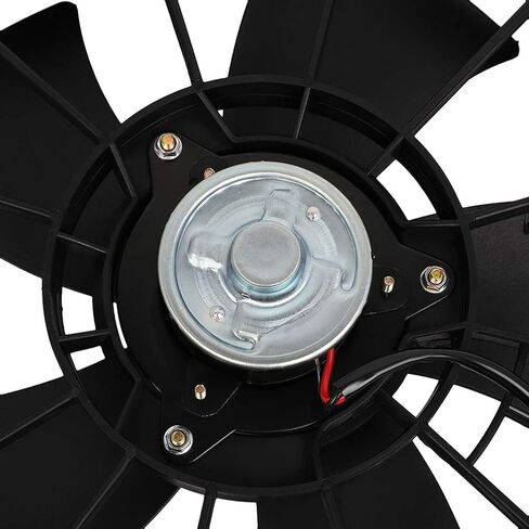 مجموعة مروحة تبريد الرادياتير متوافقة مع 2007-2009 لهوندا لـ CR-V 2.4L، مروحة مشعاع سوداء مناسبة مباشرة لاستبدال مروحة تبريد المحرك in Saudi Arabia