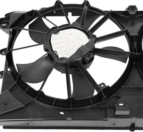 مجموعة مروحة التبريد متوافقة مع 2017-2020 لسيارة Ford for F-150 2.7L 2018-2019 لسيارة Ford for Expedition 3.5L، مروحة مشعاع سوداء مناسبة مباشرة للاستبدال لمروحة تبريد المحرك in Saudi Arabia