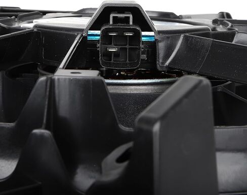 مجموعة مروحة التبريد متوافقة مع 2017-2020 لسيارة Ford for F-150 2.7L 2018-2019 لسيارة Ford for Expedition 3.5L، مروحة مشعاع سوداء مناسبة مباشرة للاستبدال لمروحة تبريد المحرك in Saudi Arabia