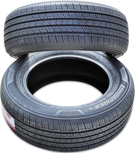 مجموعة من 4 (أربعة) إطارات Landspider Citytraxx H/T لجميع المواسم للشاحنات/سيارات الدفع الرباعي للطرق السريعة - 285/60R18 285/60/18 285/60-18 120H نطاق تحميل XL 4 طبقات BSW جدار جانبي أسود UTQG 480AA in Saudi Arabia