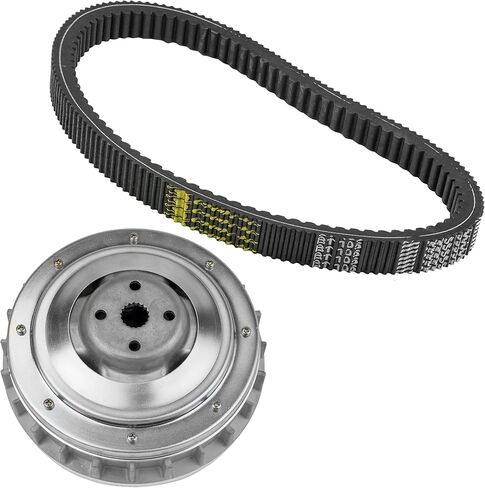 Caltric Complete Primary Sliding Sheave And Belt Compatible with Yamaha Rhino 660 Yxr660 2004 2005 2006 2007 in Saudi Arabia
