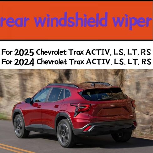 شفرة الممسحة الخلفية لسيارة شيفروليه تشيفي تراكس 2024 2025 ACTIV LS LT RS الخلفية الخلفية ممسحة زجاج أمامي شفرة in Saudi Arabia