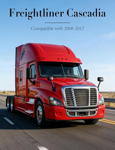 مرآة الباب متوافقة مع 2008 2009 2010 2011 2012 2013 2014 2015 2016 2017 Freightliner Cascadia Mirrors Cascadia Mirror Freightliner مرايا الأبواب الجانبية (أسود يمين) in Kuwait