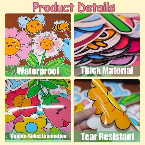 مجموعة زخارف لوحة نشرة زهور الربيع مع حدود، زهور تحفيزية، ديكور للفصول الدراسية للمعلمين، زهور برية لطيفة، قواطع إيجابية للمدرسة، لوحة إعلانات للفصل الدراسي in Kuwait