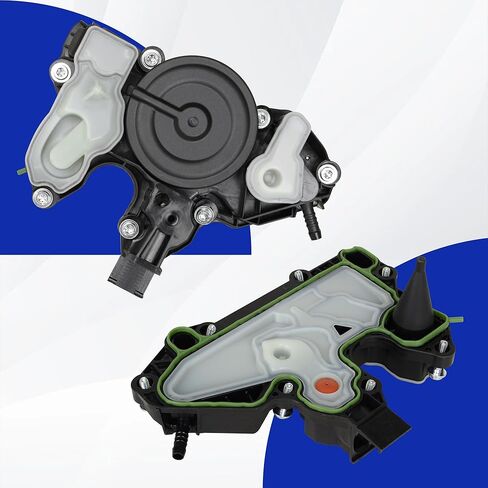 PCV Valve Engine Crankcase Vent Oil Separator 06K103495 Compatible with Audi A3 Quattro A4 A5 A6 A7 Q3 TT Q7 2015-2018, Volkswagen Golf Jetta Passat Bettle 1.8T 2.0T Replace OE 06K013495AA in Kuwait