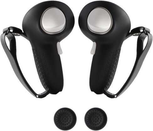 VR Controller Grips Sleeve for Meta Quest 3,Silicone Handle Grip Protective Cover with Adjustable Strap for VR Oculu Quest 3 Accessories in Kuwait
