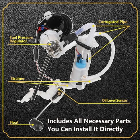 Fuel Pump Assembly Fits Harley Davidson 2008-2020 Touring Series(Exclude Road King), 2009-2024 Trike Series(Exclude Freewheeler), Replace NO.75069-08, 62908-08 in Saudi Arabia