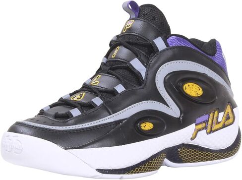 Fila Men's Grant-Hill-3 Sneakers Black/Gold Fuse/Electric Purple Sz. 10.5 in Saudi Arabia