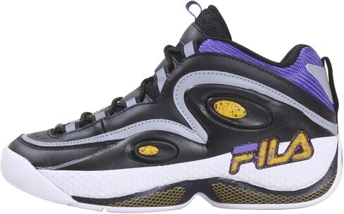 Fila Men's Grant-Hill-3 Sneakers Black/Gold Fuse/Electric Purple Sz. 10.5 in Saudi Arabia