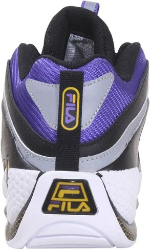 Fila Men's Grant-Hill-3 Sneakers Black/Gold Fuse/Electric Purple Sz. 10.5 in Saudi Arabia