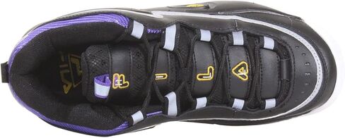 Fila Men's Grant-Hill-3 Sneakers Black/Gold Fuse/Electric Purple Sz. 10.5 in Saudi Arabia