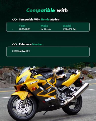 SCITOO 31600-MBW-D21 Voltage Regulator Rectifier 2001-2006 for Honda CBR600F F4I in Saudi Arabia