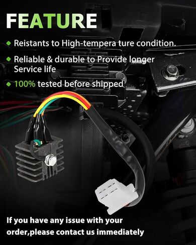 SCITOO 31700-455-671 Voltage Regulator Rectifier Fits For 1968-1973 For Honda CB350 1973 For Honda CB350G 1974 For Honda CB360 1974 For Honda CB360G 1975-1976 For Honda CB360T in Saudi Arabia