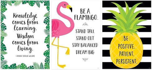 Creative Teaching Press Core Decor Black, White, and Wood Inspire U 4-Poster Pack in Saudi Arabia