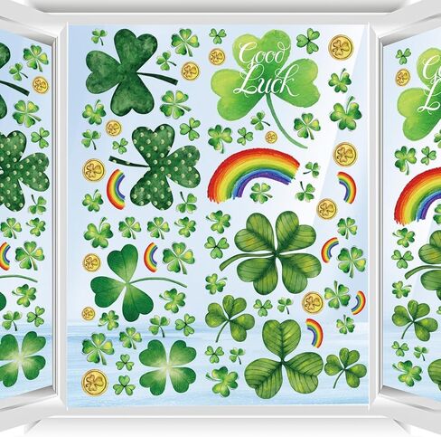 ملصقات نافذة على شكل زهور وطيور للزجاج - 9 قطع من ملصقات النوافذ للربيع والصيف قابلة لإعادة الاستخدام، ملصقات نافذة قابلة للإزالة لديكور المنزل in Kuwait