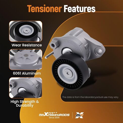 maXpeedingrods Drive Belt Tensioner with Idler Pulleys for Mercedes-Benz C300 C350 CL550 CLK350 E350 E550 G550 GL450 GL550 GLK350 ML350 R350 SLK280 SLK300 2007-2011 2722021419 272202000 2722000270 in Saudi Arabia