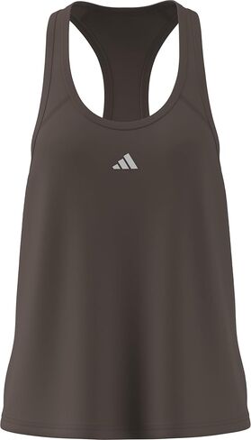 adidas Womens Essentials Minimal Scoop Neck Athletic Tank Training Casual - Blue in Saudi Arabia