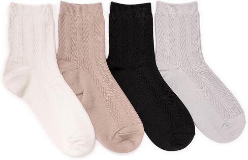 مجموعة MUK LUKS للسيدات من 4 قطع. جوارب طاقم من الألياف الدقيقة المنفوشة in Saudi Arabia