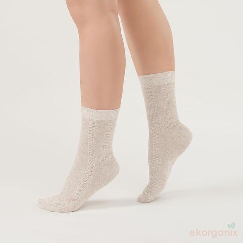 جوارب EliteLoom™ للسيدات من الكتان الرقيقة القابلة للتنفس in Kuwait