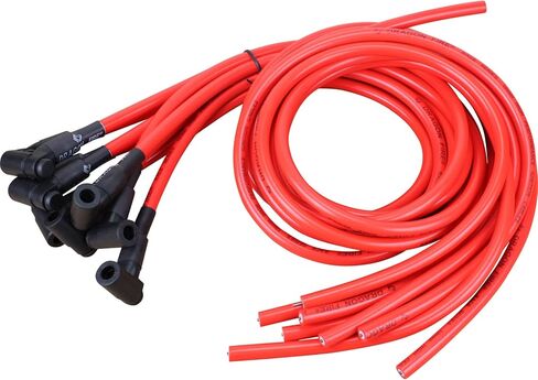 AIP Electronics Dragon Fire Race Series High Performance Cut to Length 10mm Ignition Spark Plug Wire Set for All HEI and Stock Points Distributor SBC BBC Ford Chevy GM Oldsmobile OEM Fit PWUNIV-DF in Saudi Arabia