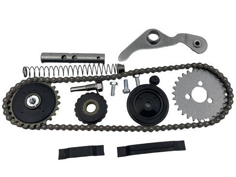 QXDENG Moto CAM Timing Chain Rebuild Kit for Honda Z50 CRF50 C70 CL70 SL70 XL70 CRF70 - High-Quality Timing Chain kit with tensioner and Rails - Durable Steel Construction (84h - Removable to 82h) in Saudi Arabia