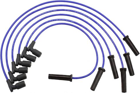 Spark Plug Wire Set 109110 Compatible with Buick Lucerne Chevy Impala Malibu Monte Carlo Pontiac G6 Saturn Aura Relay Replaces 9746SS 19297033 6716258 (Set of 6) in Saudi Arabia