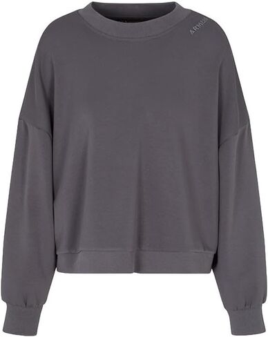 Armani Exchange Women's Contrast Logo Crewneck in Saudi Arabia