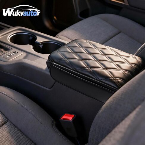 غطاء وحدة التحكم المركزية لعام 2024-2026 Toyota Tacoma Center Console Cover 2025-2026 Toyota 4Runner غطاء مسند الذراع وسادة وسادة لملحقات Toyota Tacoma من جلد البولي يوريثان in Saudi Arabia